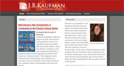 Desktop Screenshot of jbkaufman.com