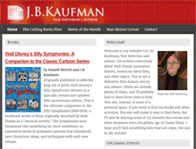 Tablet Screenshot of jbkaufman.com